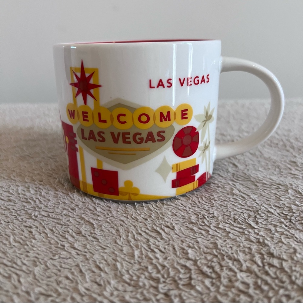 Starbucks "You Are Here" LAS VEGAS Mug YAH 14oz Display Only Collector Cup
